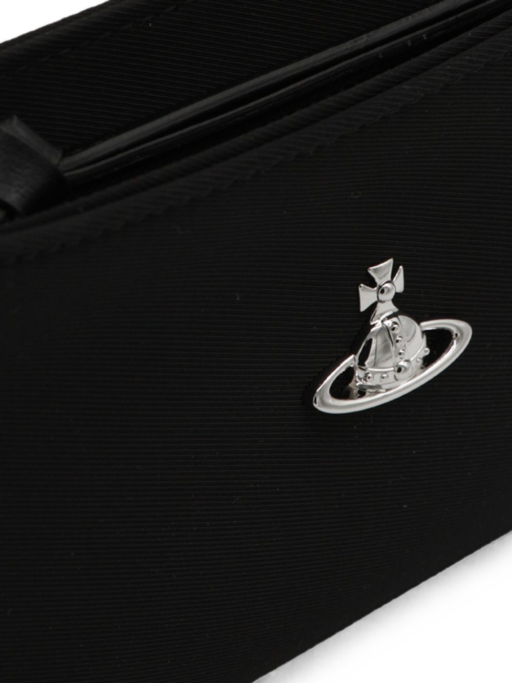 Borsa Tasha con logo Orb in nero 