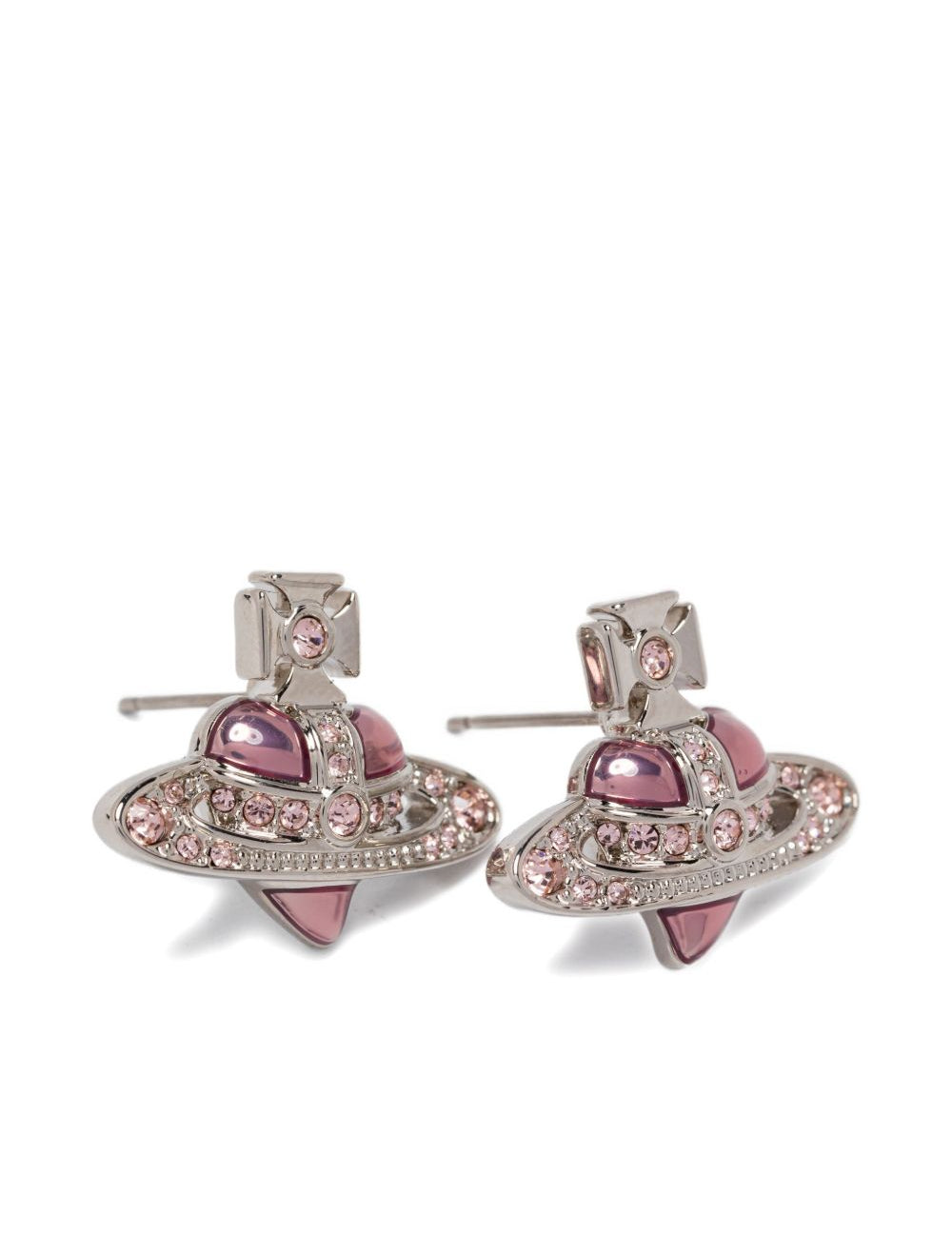 Orecchini New Diamante Heart in rosa 