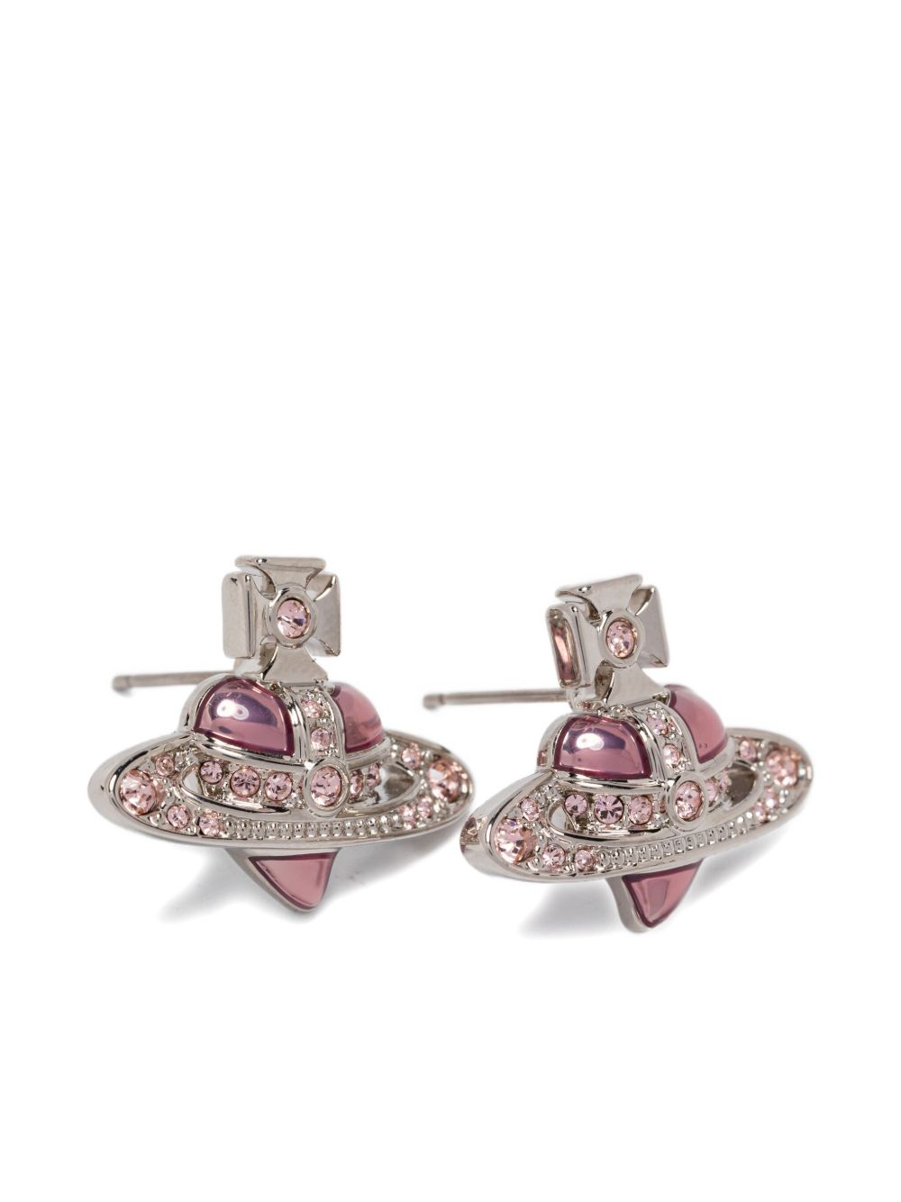 Orecchini New Diamante Heart in rosa 