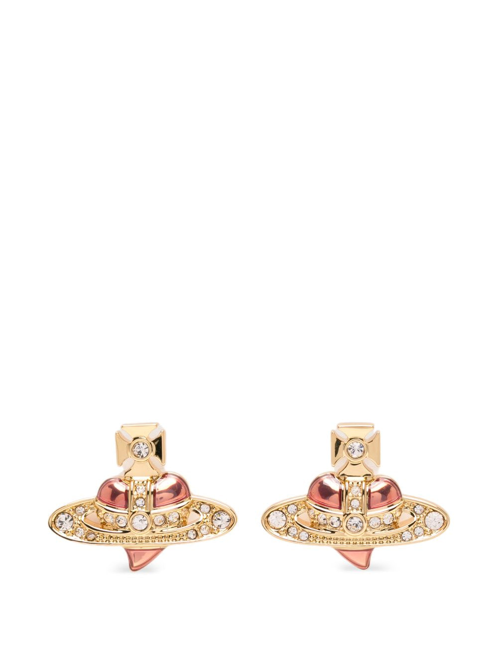 Orecchini Diamante Heart in oro 