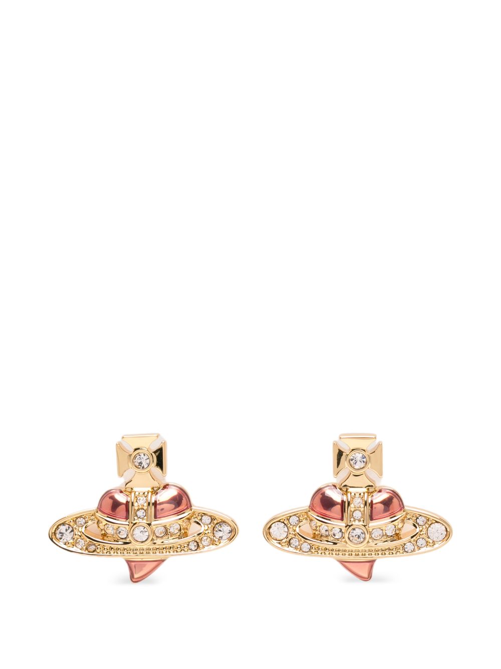 Orecchini Diamante Heart in oro 