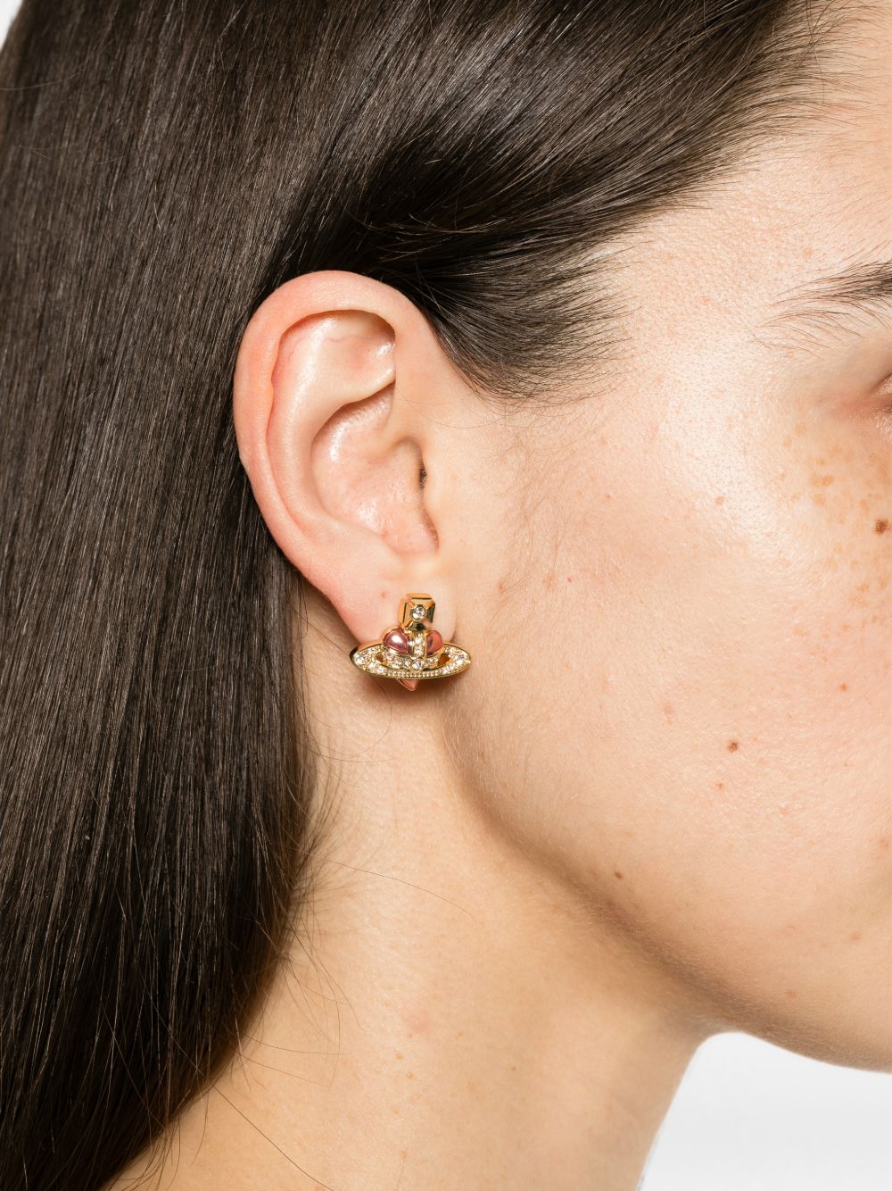 Orecchini Diamante Heart in oro 