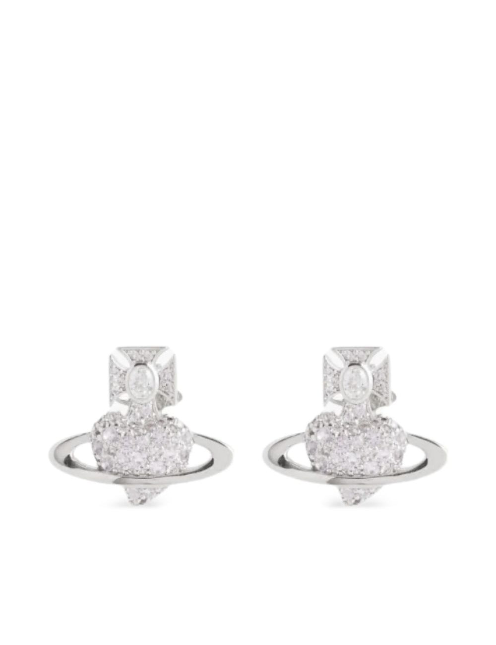 Orecchini con cristalli Agatha in argento 