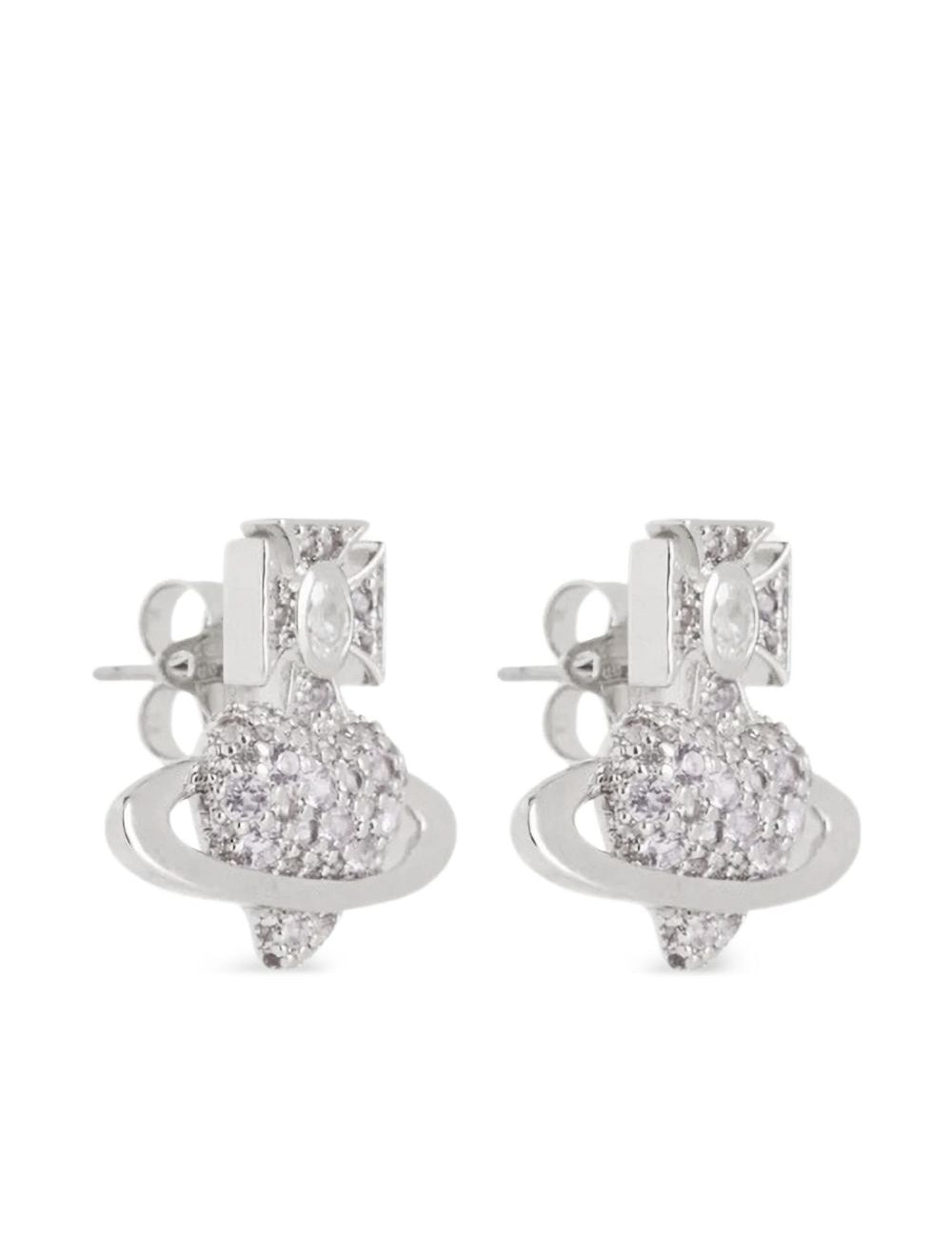 Orecchini con cristalli Agatha in argento 