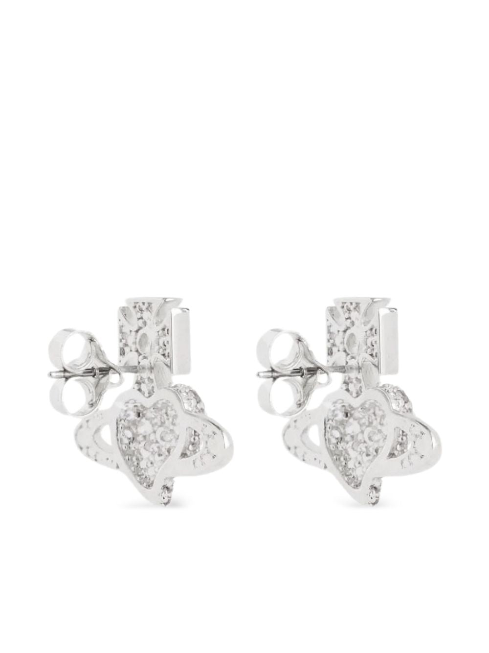 Orecchini con cristalli Agatha in argento 
