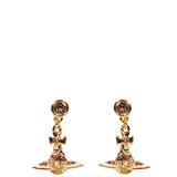 Orecchini Orb petite con cristalli in oro 