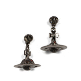 Orecchini pendenti Orb in nero 