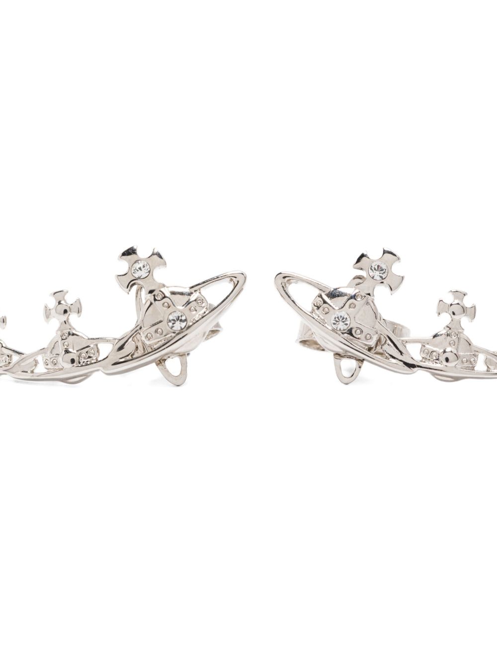 Orecchini Candy con cristalli color argento 