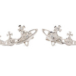 Orecchini Candy con cristalli color argento 