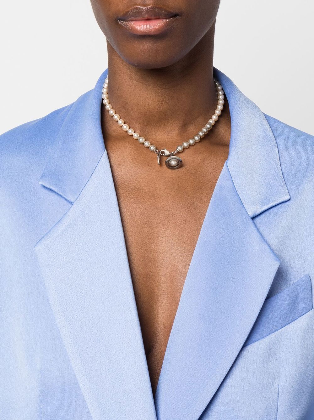 Collana Simonetta con perle in avorio 
