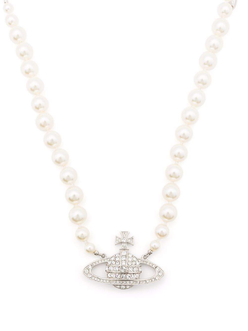 Collana Bas Relief con perle in argento 