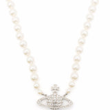 Collana Bas Relief con perle in argento 