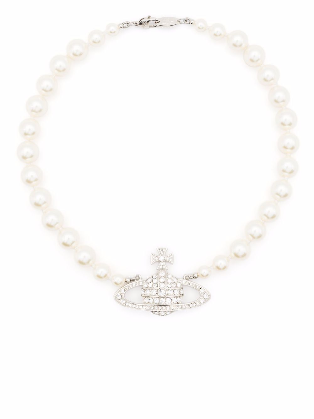 Collana Bas Relief con perle in argento 