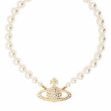 Collana Bas Relief con perle in oro 