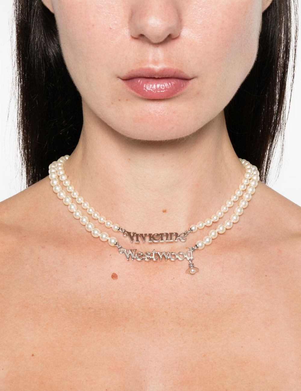 Collana girocollo Amelia in avorio 