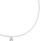 Collana con logo Orb ecristalli Agnatha color argento 