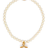 Collana con perle color oro 