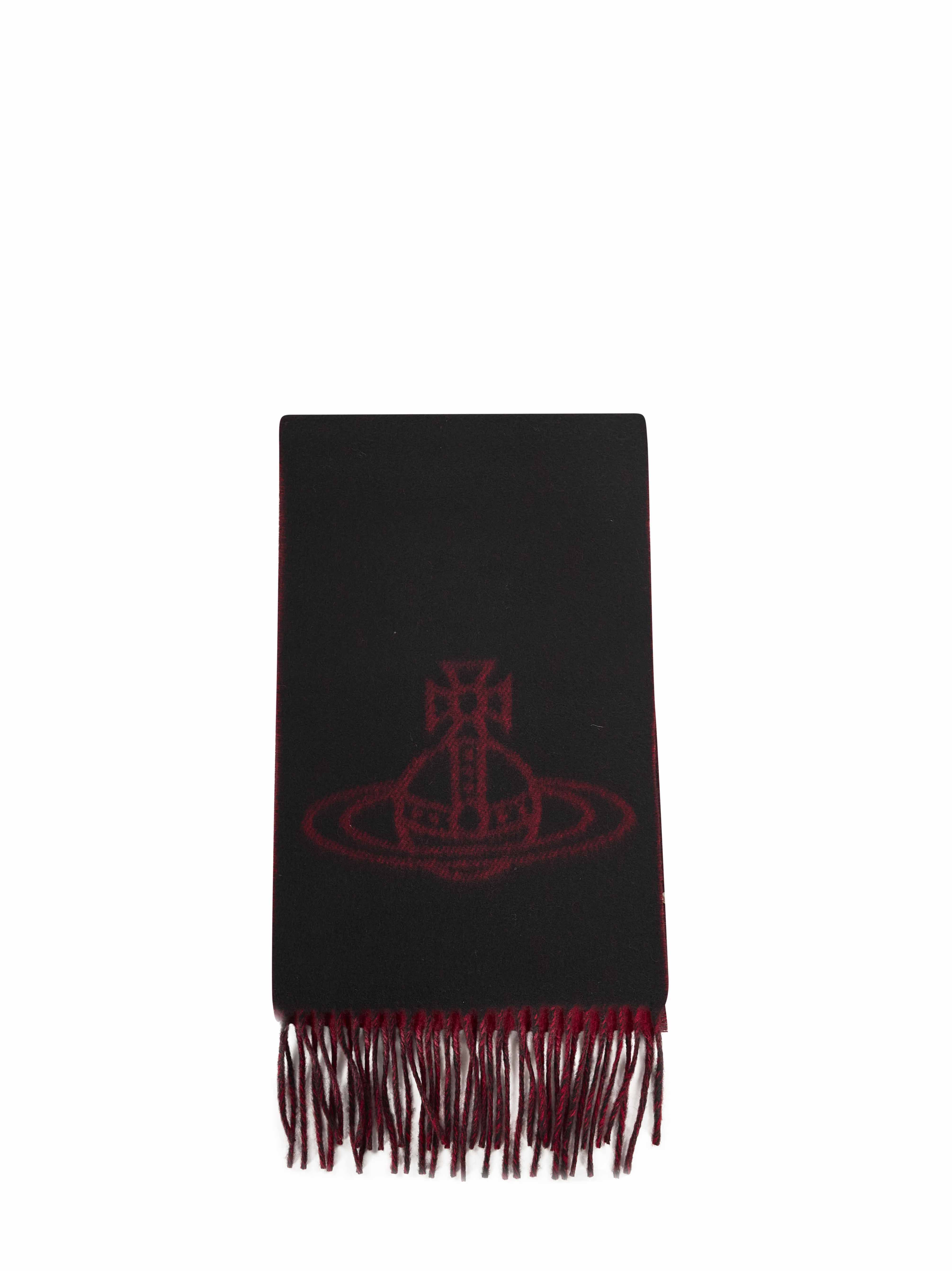 Sciarpa double face in nero 