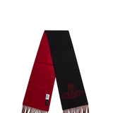 Sciarpa double face in nero 