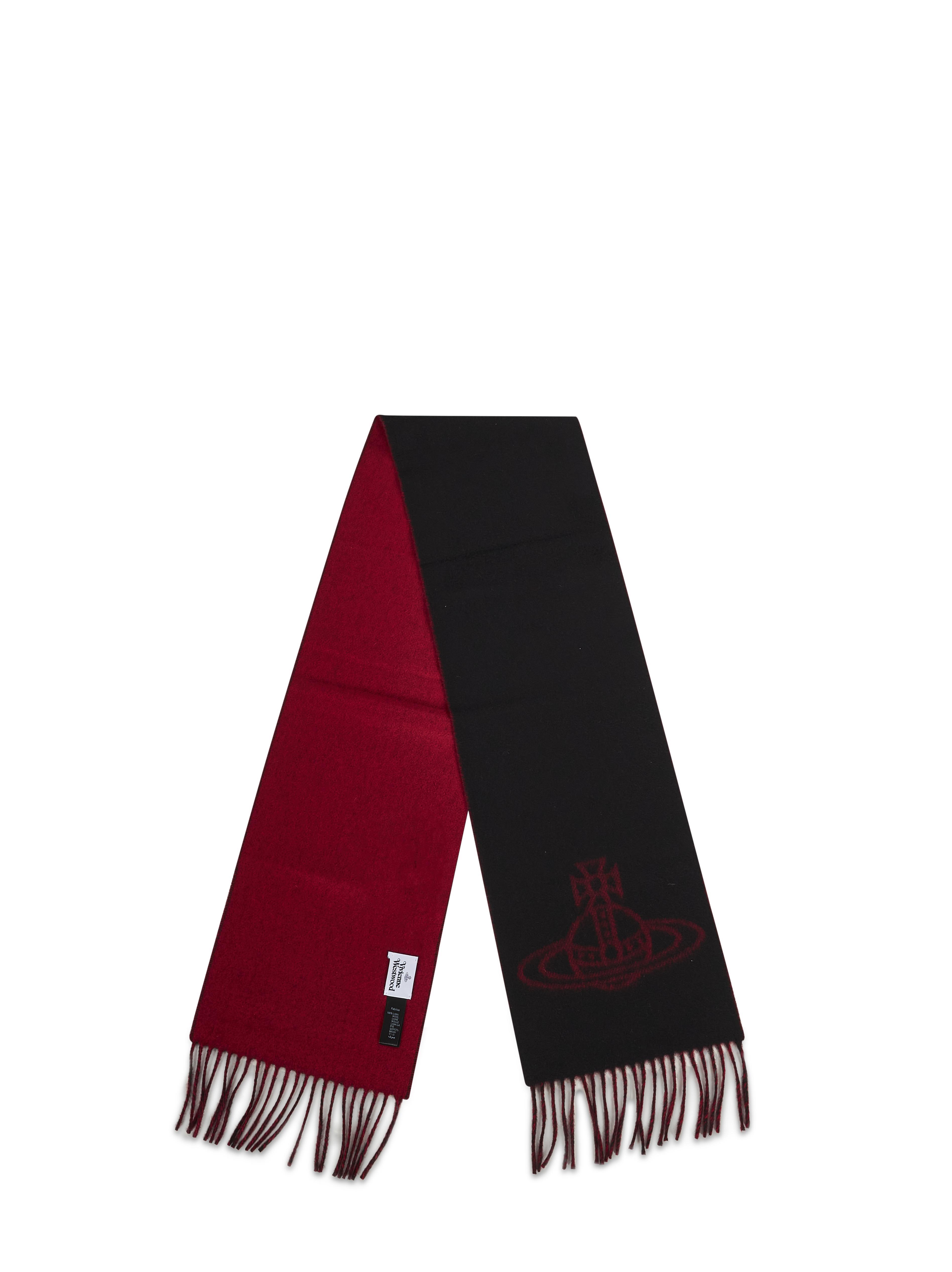 Sciarpa double face in nero 