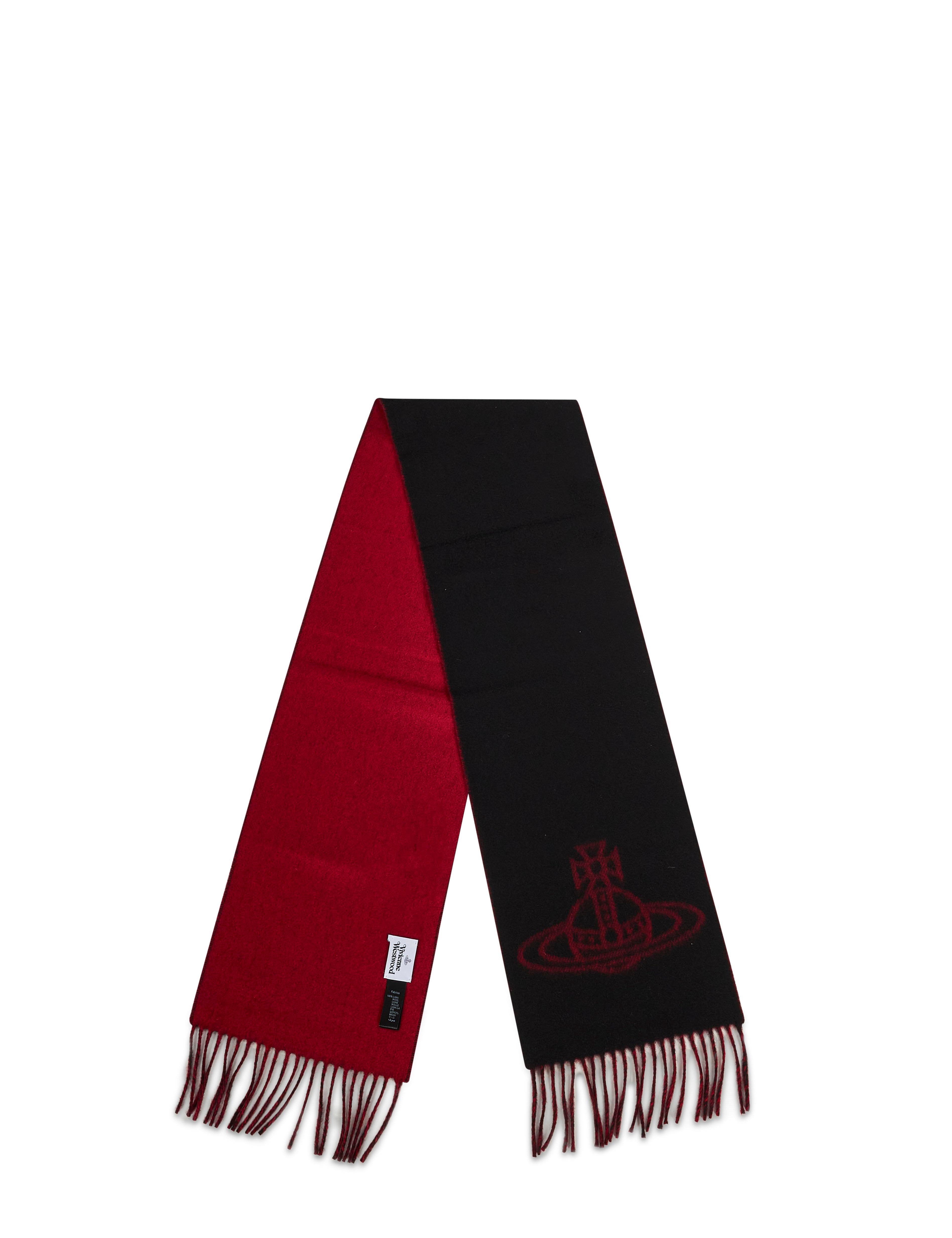 Sciarpa double face in nero 