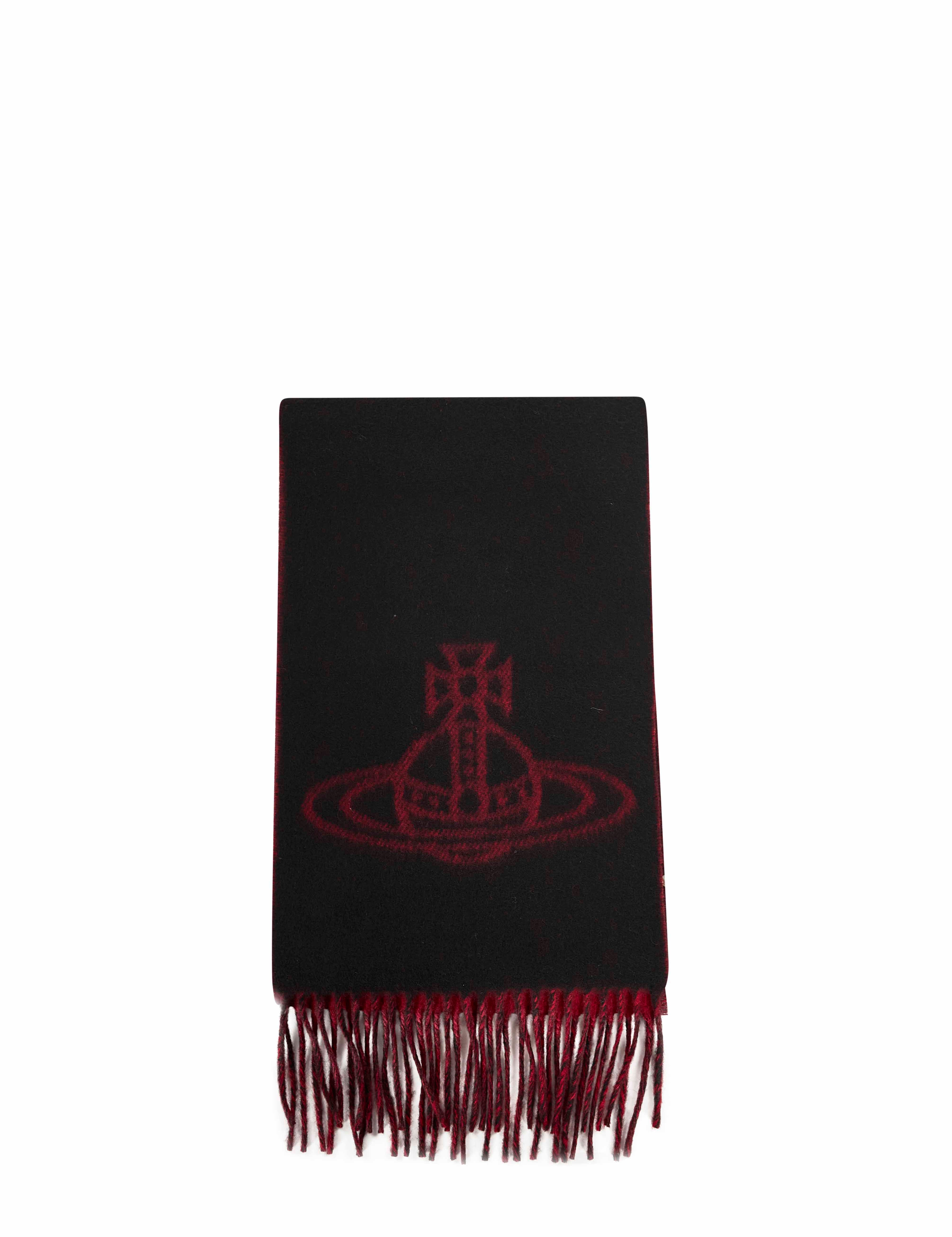Sciarpa double face in nero 