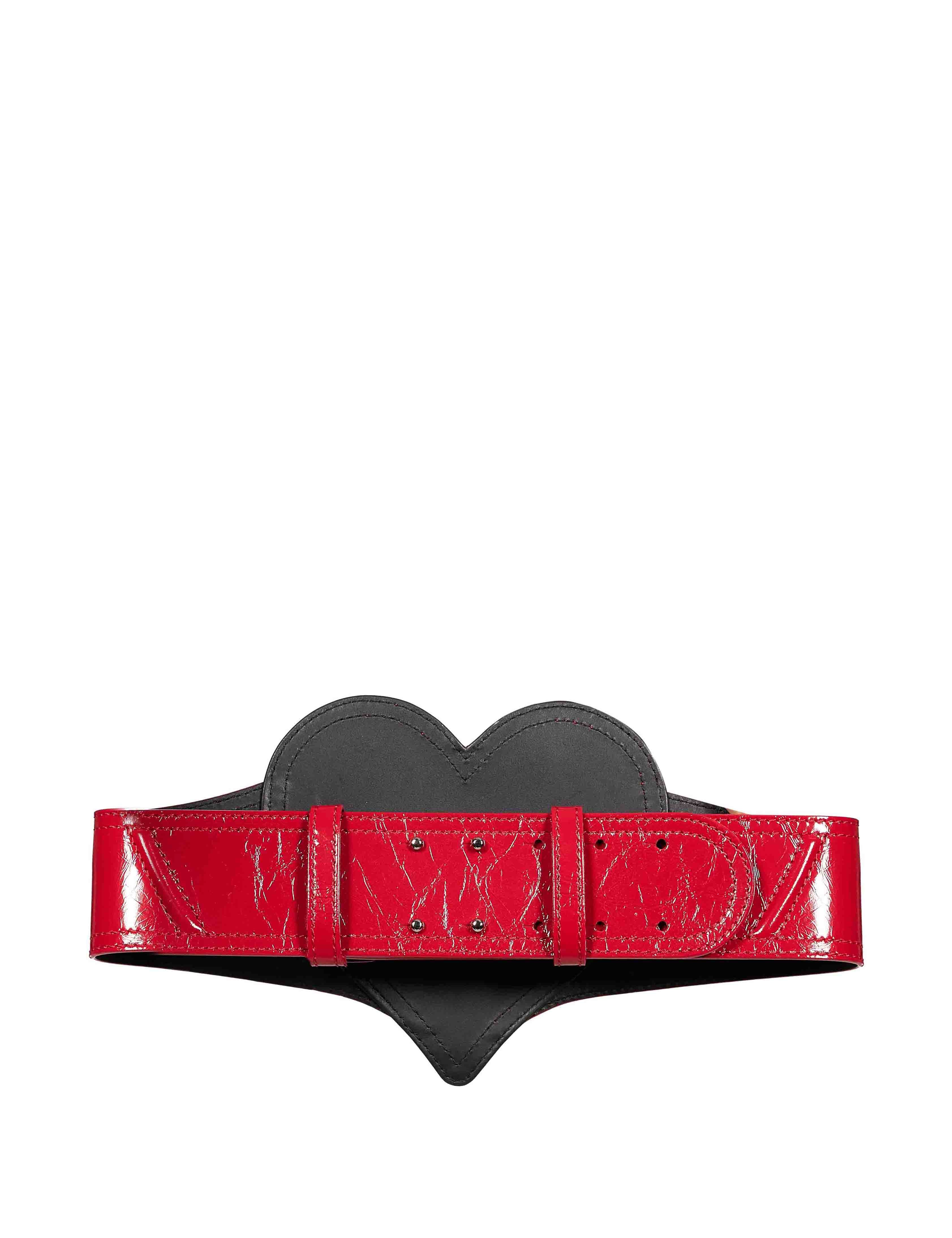 Cintura corsetto Heart in rosso 