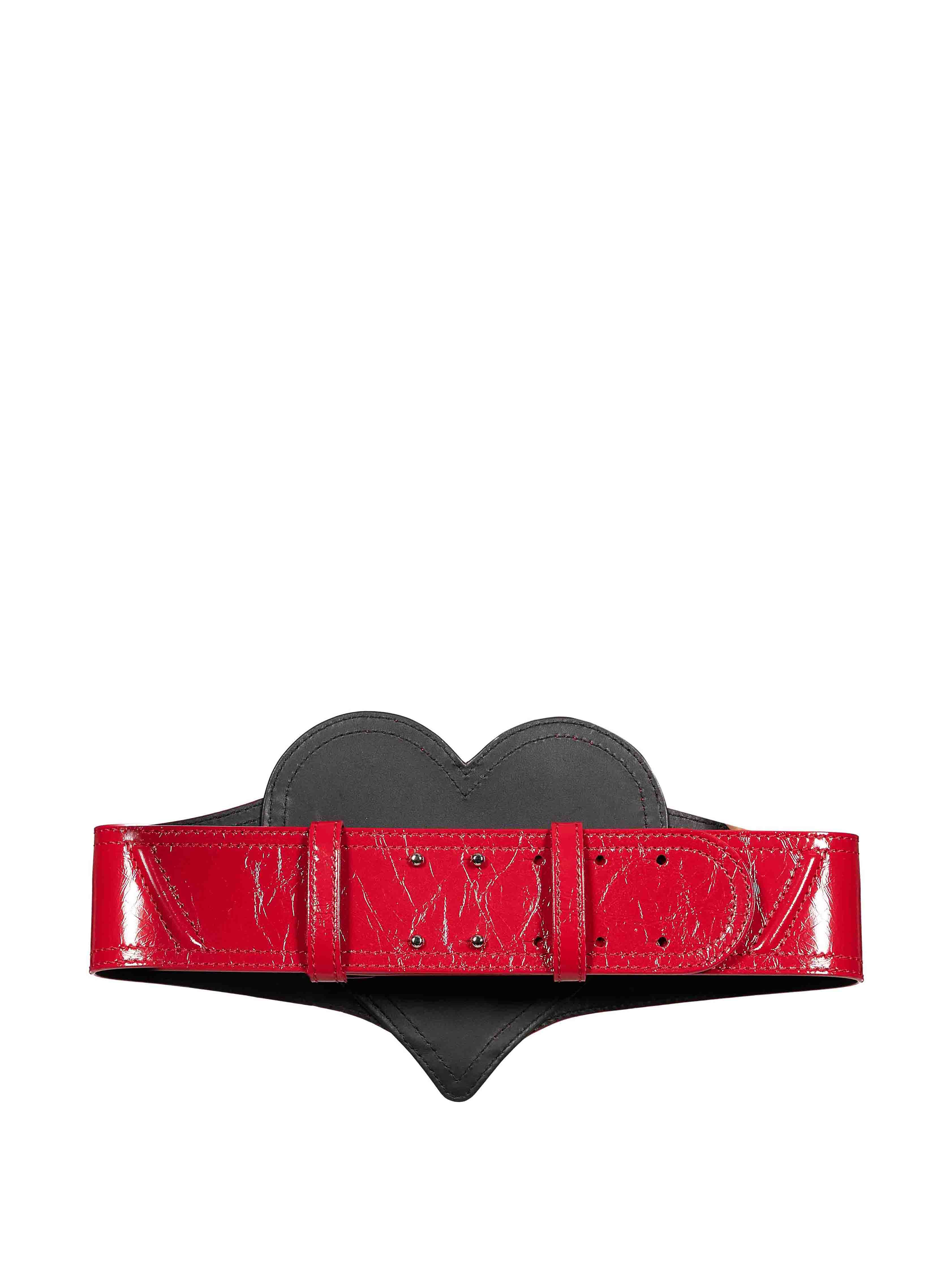 Cintura corsetto Heart in rosso 