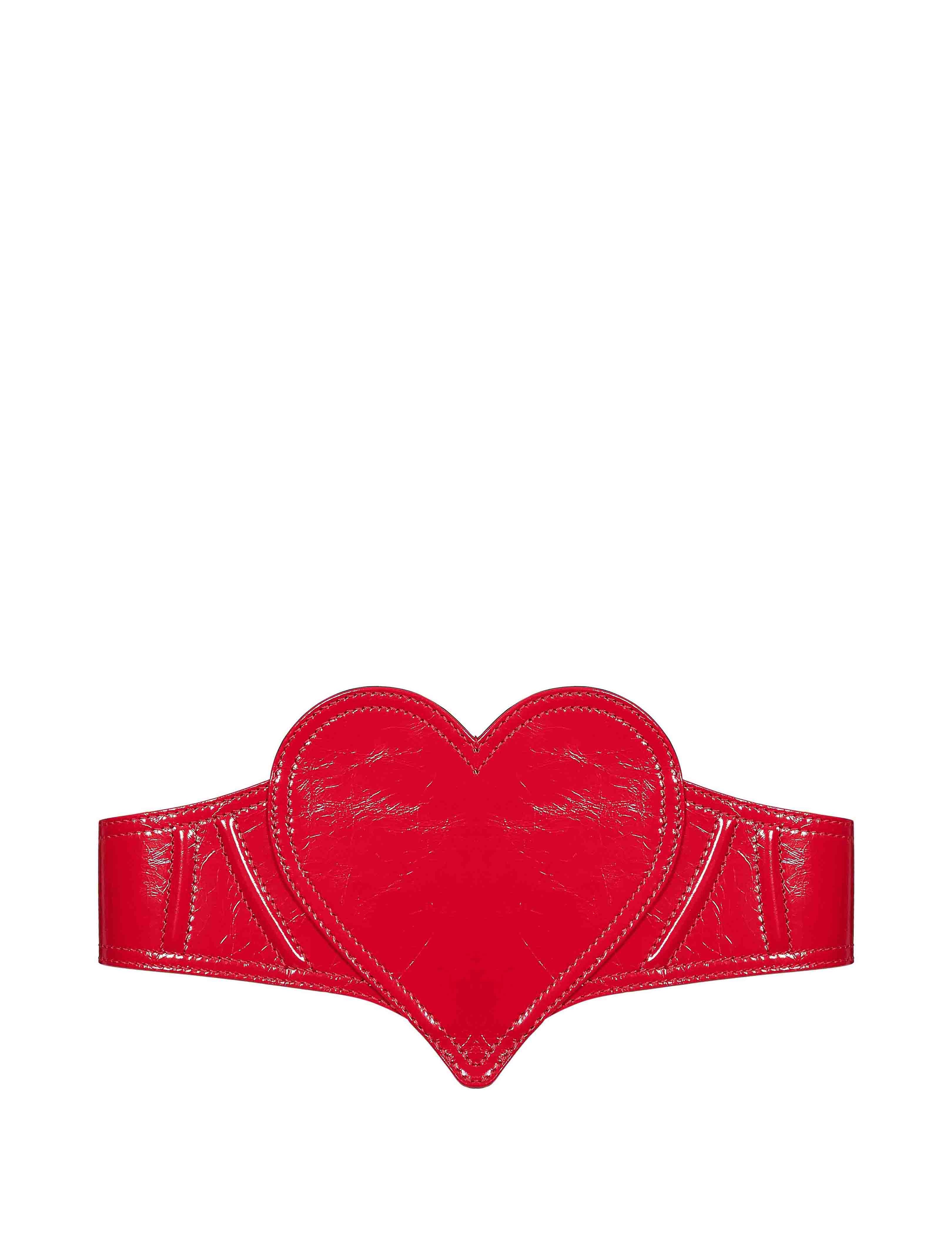 Cintura corsetto Heart in rosso 