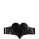 Cintura corsetto Heart in nero 