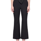 Pantaloni svasati in nero 