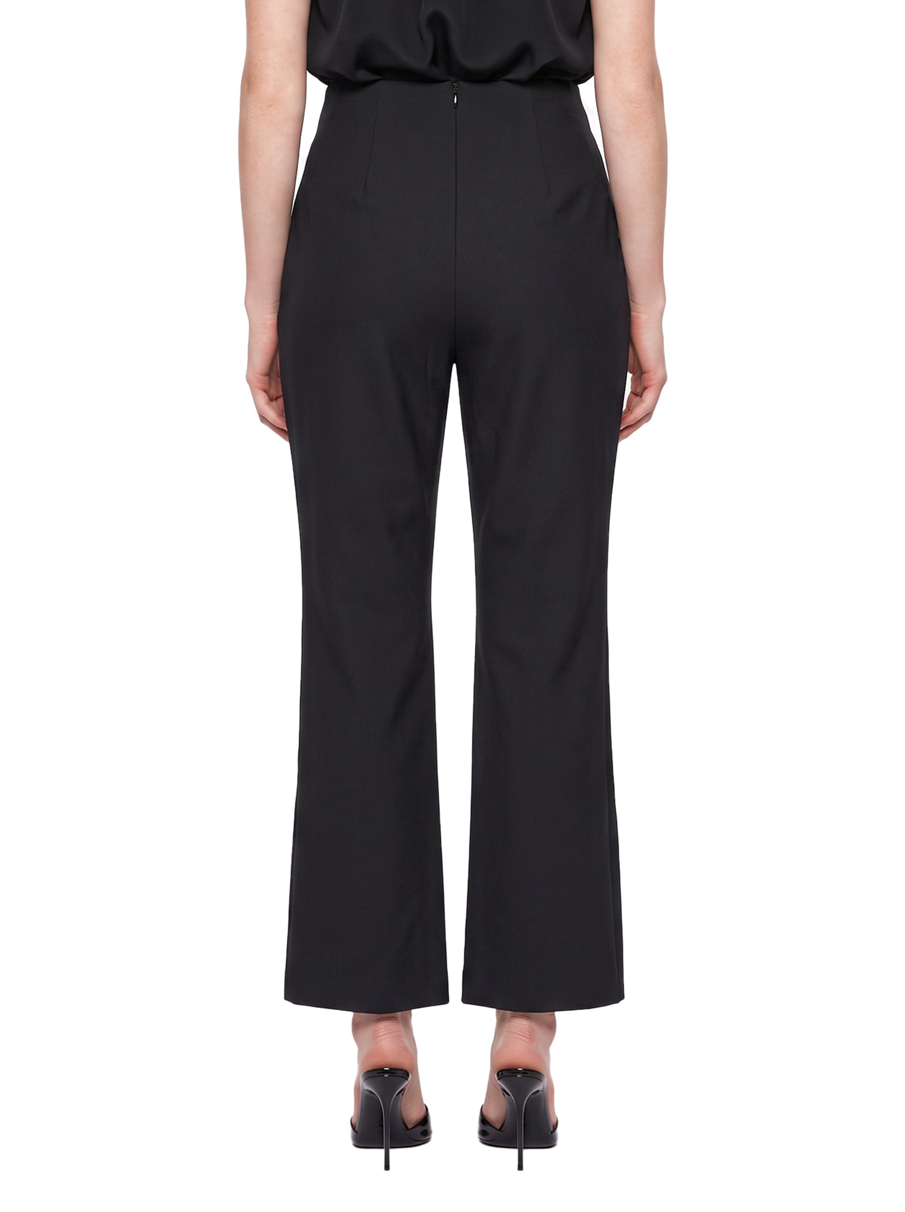 Pantaloni svasati in nero 