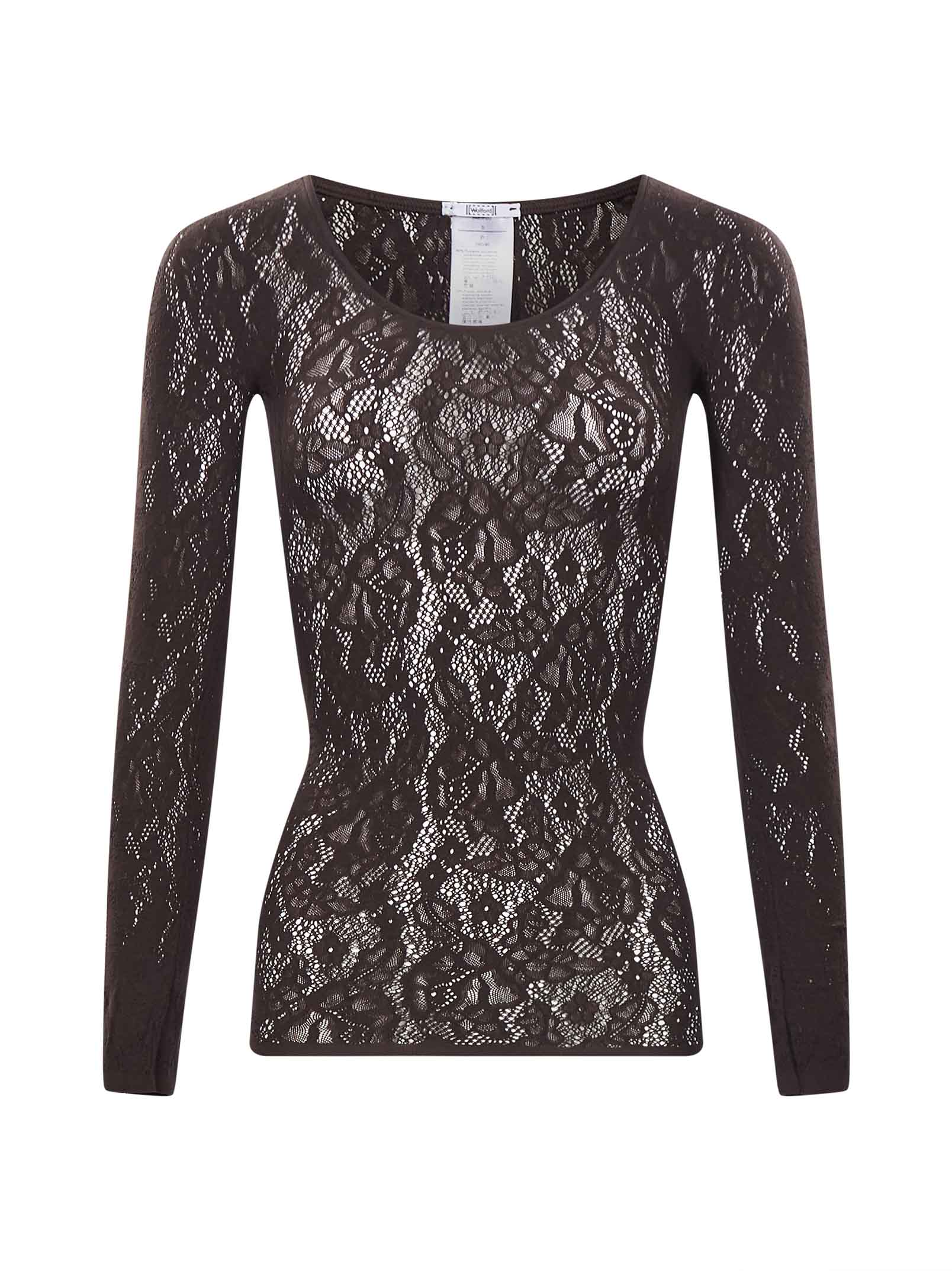 Top Infinite Rose in marrone 