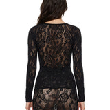 Abito Infinite Rose in nero 