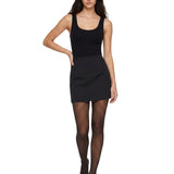 Top seamless in nero 