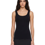 Top seamless in nero 