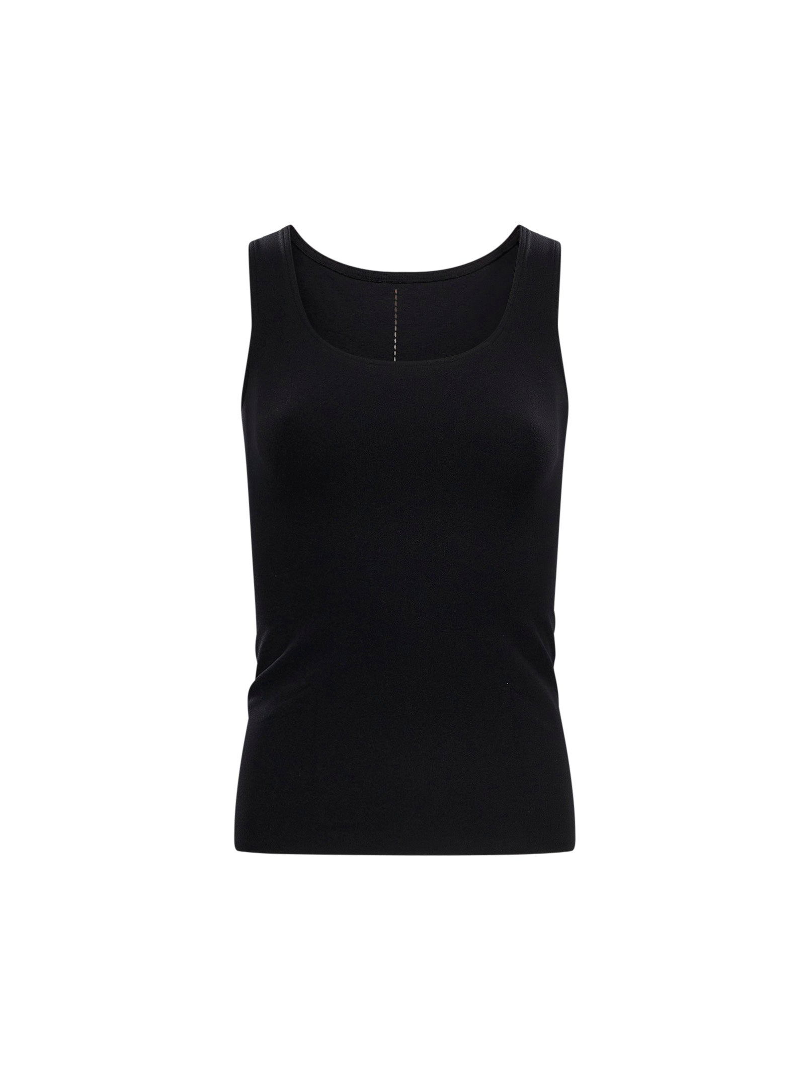 Top seamless in nero 