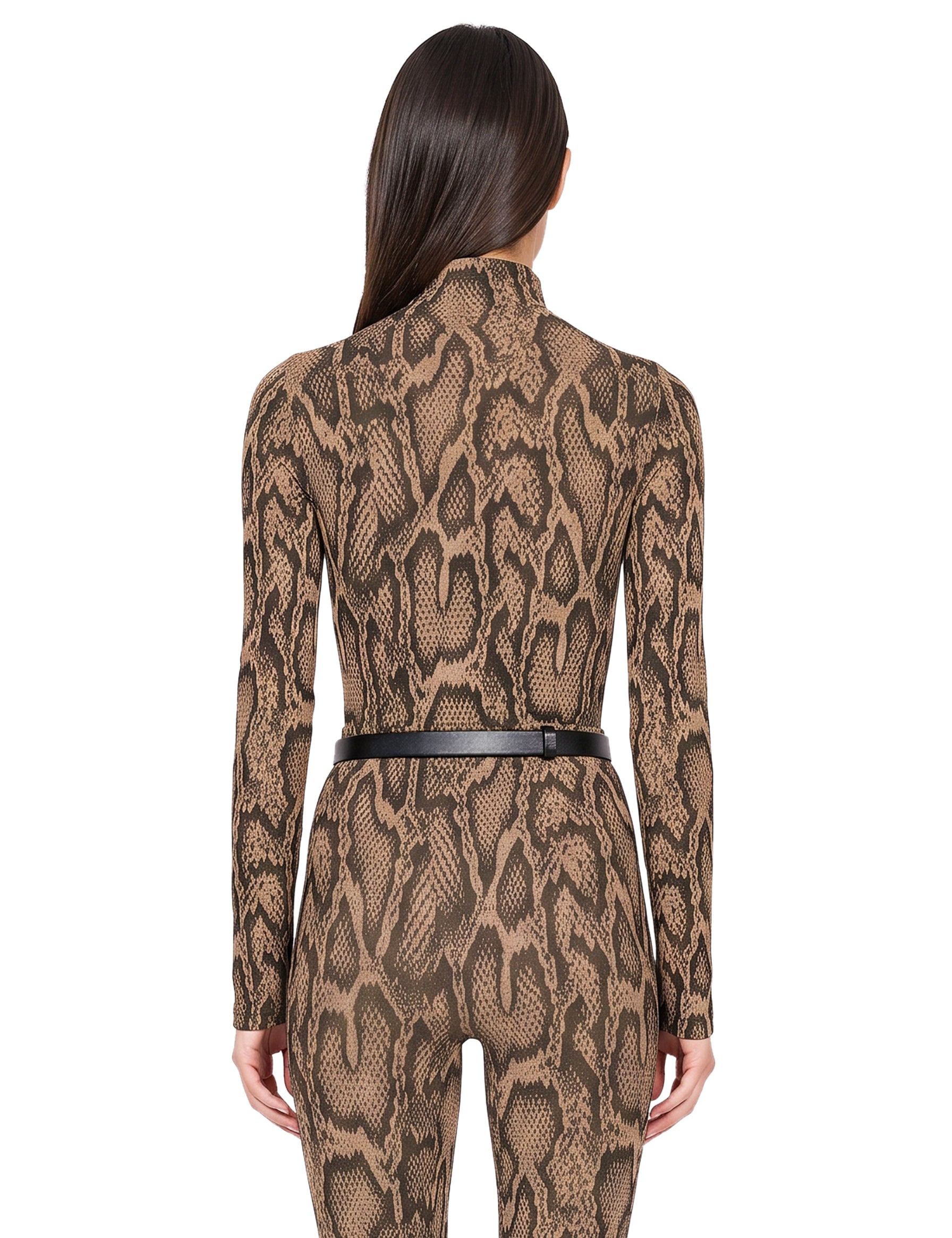 Body con stampa pitone multicolore 