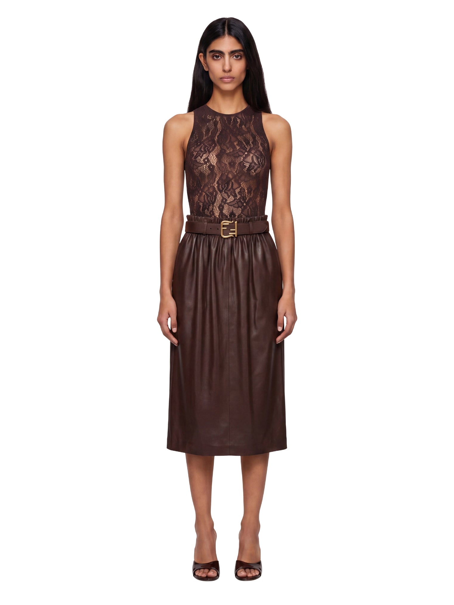 Body Infinite Rose in marrone 