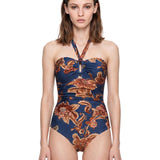 Costume Aster con stampa floreale multicolore 