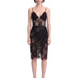Body in pizzo Teddy in nero 