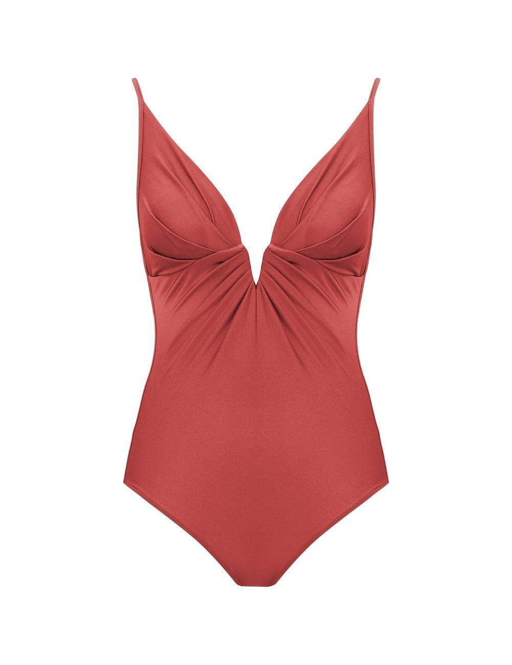 Costume da bagno Solstice Tuck in rosso 