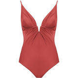 Costume da bagno Solstice Tuck in rosso 