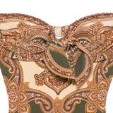 Costume da bagno Mahon con stampa paisley multicolor 