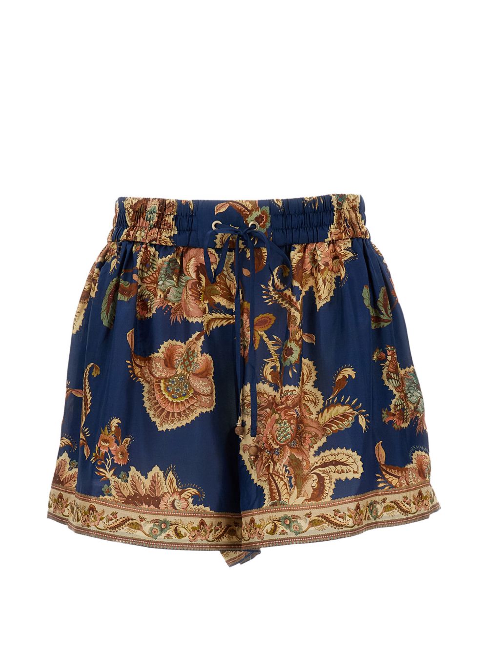 Shorts con stampa paisley aster in blu Zimmermann - donna 