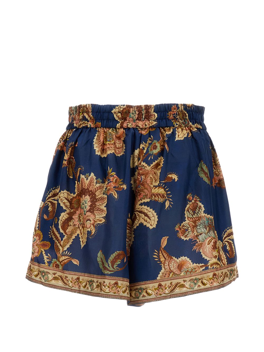 Shorts con stampa paisley aster in blu Zimmermann - donna 