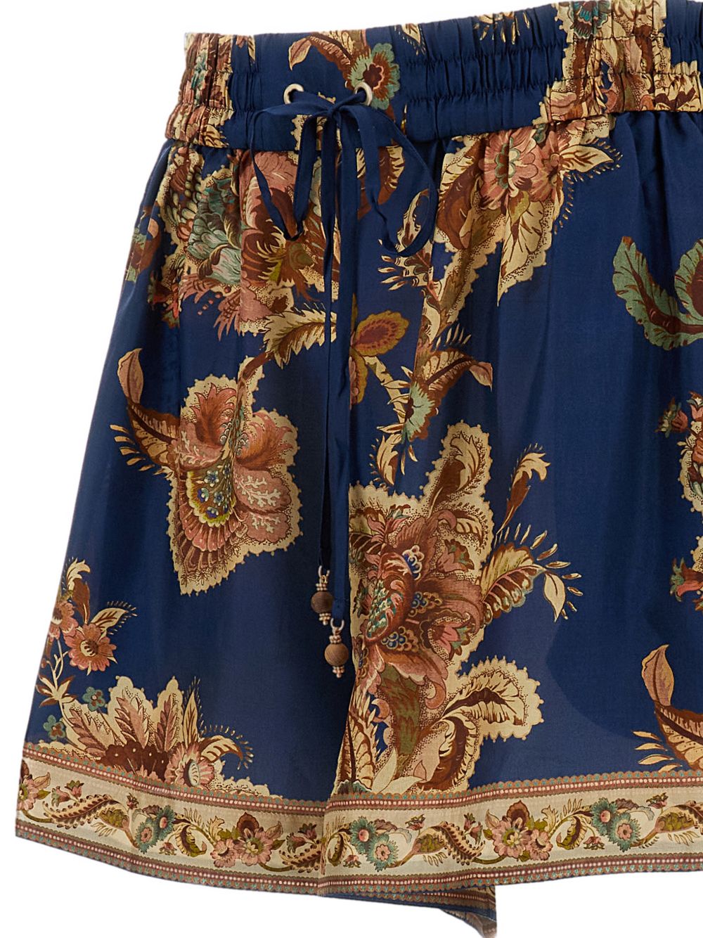 Shorts con stampa paisley aster in blu Zimmermann - donna 