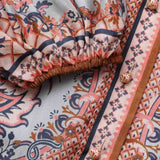 Blusa con stampa paisley aster multicolore 
