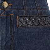 Shorts con bordi intrecciati awaken  in  blu Zimmermann - donna 