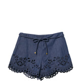Shorts mahon con ricamo in blu Zimmermann - donna 